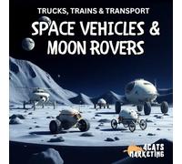 Space Vehicles & Moon Rovers - Coloring Book for Kids, Teens and Adults with Easy and Simple Designs for Relaxation