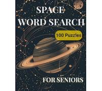 Space Word Search: 100 Large Print Easy Puzzles for Seniors - Relaxing Activity Book with Solutions (8.5 x 11): Perfect for Memory Care & Brain Health ... Gift for Grandparents & Space Lovers