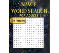 Space Word Search for Adults: 100 Large Print Puzzles | Stars, Planets, Galaxies & Constellations: Relaxing Astronomy Activity Book with Solutions | Perfect Gift for Space Lovers