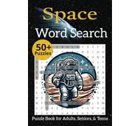 Space Word Search Puzzle Book: 50+ Puzzles with Easy to Read Print about Space, Planets, and more | 6x9 inches | 110 pages