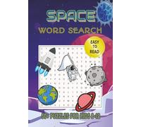 Space Word Search Puzzle book: Easy to Read Print | For Kids Ages 8-12 | 50+ Puzzles with solutions included | 6x9 inches, 110 pages | Puzzle book about Planets, Stars, Rockets and more.