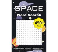 Space Word Search Puzzle Book: Easy to Read Print | Space, Science, and More | 6x9 Inches, 110 Pages | 50+ Puzzles ... Gift For Holidays , Vacations, and Free Time