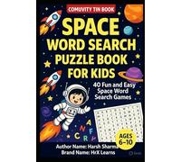 Space Word Search Puzzle Book for Kids Ages 6-10: 40 Fun and Easy Space Word Search Games with Planets, Rockets and Astronauts
