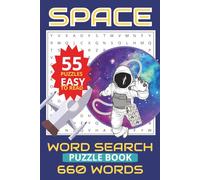 Space Word Search Puzzle Book: Word Search with Easy to read print about Outer Space, Rockets, Astronauts and More| 6x9 inches, 110 pages | 50+ Puzzles ... gift for Vacations, Free Time, and Holidays