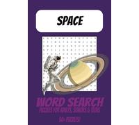 Space Word Search Puzzle Book: Word Searches with Easy to Read Print about Space, Galaxies, Aliens and More | 6x9 inches, 110 pages | 50+ Puzzles ... Gift for Vacations, Holidays and Free Times