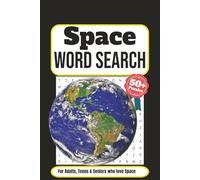 Space Word Search Puzzle Book: Word Searches with Easy to Read Print about Space, Planets, Stars and More | 6x9 inches, 110 pages | 50+ Puzzles... Gift for Vacations, Holidays and Free Times