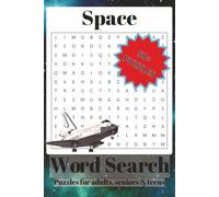 Space Word Search Puzzle Book: Word Searches with Easy-to-Read Print about Space, Space terminology, and More | 6X9 inches, 108 Pages | 50+ Puzzles … Gift for Vacations, Holidays and Free Times