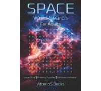 Space Word Search Puzzle: Word Searches with Easy to Read Print about Space, Cosmo, Explore Space and More | 6x9 inches, 110 pages | 50+ Puzzles ... Gift for Vacations, Holidays and Free Times