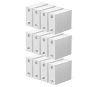 SpaceAid 12 Pack Bed Sheet Organizers and Storage, Foldable Sheet Organizer for Linen Closet, Sheets Set Folder Keeper with Window XL Queen & King Siz