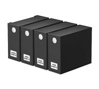 SpaceAid Confezione da 4 organizer per lenzuola, pieghevoli, per armadio della biancheria, set di lenzuola con finestra XL (queen e king size), colore nero