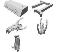 Spacecraft Model Stand - SC Lilith from Freespace 2 - 200mm Scale Version