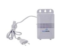 SpaceDigital Amplificatore da Interno per antenne VHF/UHF (21-48CH), 1 Ingresso e 2 uscite, connettore F, Alimentazione Cavo con Spina 220V, Guadagno Regolabile, 5G LTE