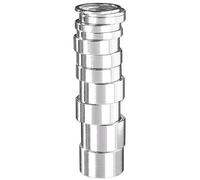 Spacer Alu 1 1/8 Argento 10 mm