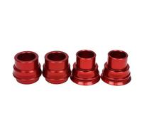Spacer del mozzo dell'assale della ruota CNC Compatibile con Exc Exc Exc-W XC-W SMR SX SX-F XC-F TE EC 125-530 Modelli di bici da bici 2003-2023 Adatta a applicazioni anteriori e posteriori(Red 2 Set)
