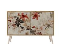 SPACEREBELS Cassettiera Moderna 2 Ante - Comodino Mobiletto per Soggiorno Cameretta, Credenza Cassettiera Camera da Letto, Design Contemporaneo