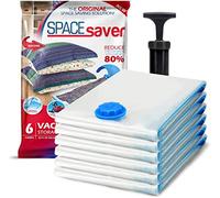SpaceSaver, Sacchetti organizer sottovuoto, Jumbo (40 x 30 Inch / 100 x 80cm)- 6 pack