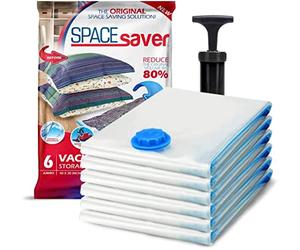 SpaceSaver, Sacchetti organizer sottovuoto, Jumbo (40 x 30 Inch / 100 x 80cm)- 6 pack