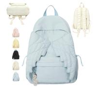 Spacious Angel Wings Backpack for Women,Nylon Daypack,School Rucksack，blue
