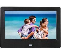Spacmirrors Cornice per foto elettronica multifunzione a LED HD 1080PCornice per foto digitale (Black 8 inches)