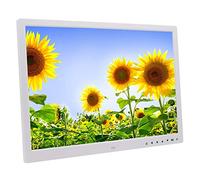 Spacmirrors Cornici per foto digitali Digitale elettronico ad alta definizione da 17 pollici, digitale con telecomando, controllo touch frontale a 7 tasti, risoluzione 1440 * 900, interruttore automa