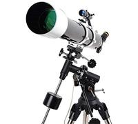 Spacmirrors Telescopio per Bambini Adulti Principianti, Telescopio per Accessori per Astronomia con Oculare e Treppiede Telescopio Rifrattore Astronomico Buon Partner per Visualizzare la Luna e il
