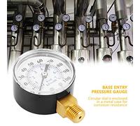 Spacnana 0-100PSI 0-7BAR FRANGS-MANOREMOLTER con Due Scala, Facile Leggere, Quadrante Circolare, Connessione Subprocese di 1/4 di Pollice Facile Leggere