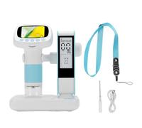 Spacnana 2 in 1 Desktop Kids Digital Microscopy Toy Timer Portatile Portatile Palmare con Stand per Esterni Esterni