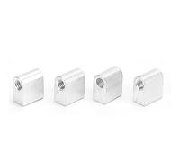 Spacnana 4-Pack Robotic 90 Degree Corner Bracket, Threaded Aluminum | Giunti filettati anti-vibrazioni, connessione al telaio compatto, fissaggio su più piani, finitura superficiale liscia