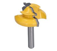 Spacnana 45 ° 1/4 Assale Bit di Ala Dell'ala per Incisione in Legno, Ideale per le Assi di Legno in Compensato e MDF (1-3/8 pollici)