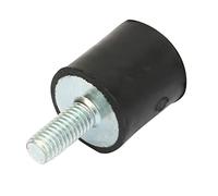 Spacnana 4pcs M3 M5 M6 Monti in Gomma Anti -vibrazione Blocco Silenzioso con Elementi di Smorzamento per Compressori D'aria, Motori a Benzina, Pompe per L'acqua (VD15*15 M5*12)