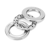 Spacnana 51206 Cuscinetto Assiale Assiale a Sfere, Acciaio per Cuscinetti Ad Alta Precisione, Ideale per la Manutenzione dei Macchinari, Diametro Interno 30 Mm per Applicazioni Industriali