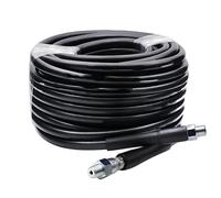 Spacnana 5800psi 15 M di Drenaggio con Ugelli, Tubo di Resistenza Ad Alta Temperatura per Attrezzature di Manutenzione Sanitaria Professionale, Rame + PVC