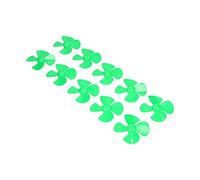 Spacnana a 4 Pale, Materiale ABS, Accessorio per Barca Leggero da 100 Mm per Modelli Giocattolo Fai-da-te e Auto RC (GREEN)