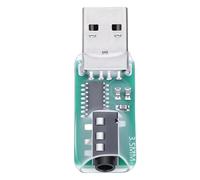 Spacnana Adattatore per Esercitarsi con il Codice Morse, Allenatore di Tasti USB con Connettore da 3,5 Mm per la Manipolazione CW, Compatibile con Software VBand e modalità Duale