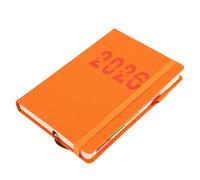 Spacnana Agenda Giornaliera 2026, Formato A5 5,71 X 8,46 Pollici con 200 Fogli e 400 Pagine, Ampia Pianificazione Oraria Dalle 7:00 Alle 20:00, Copertina in Pelle PU, Fascia Elastica,