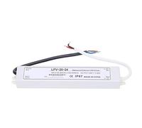 Spacnana Alimentatore LED 24V DC, Impermeabile IP67 20W | Driver del trasformatore a uscita singola, dissipazione del calore del guscio in alluminio, protezione automatica da