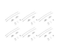 Spacnana Ancoraggi per Mobili 6 Pezzi Cinghie Antiribaltamento in Acciaio Inossidabile Lunghezza Regolabile per Cassettiera Libreria Sicurezza per Bambini A Prova di Terremoto