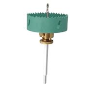 Spacnana Apri Foro a Sgancio Rapido, Punta da Trapano con Codolo Esagonale da 7,5 Mm con Copertura Antipolvere da 125 Mm per Soffitto in Cartongesso (80)