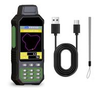 Spacnana Attrezzatura di Rilevamento GPS, Misuratore di Terra Portatile ZL190Plus con Schermo a Colori 3,2 Pollici Supporta 7 Metodi di Misurazione