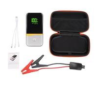 Spacnana Avviatore di Emergenza per Auto, 600A di Avviamento, 1000A di | Pacchetto di emergenza stradale Custodia in lega di plastica, 1 2 porte USB, avvisi LCD Protezione da inversione di polarità