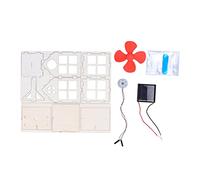 Spacnana Bambini Solare Power Experiment Giocattolo, Migliora L'esperienza di Apprendimento Interattivo con i Genitori, Kit di Legno Composito per 7 Anni e Oltre