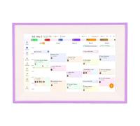 Spacnana Calendario Digitale Intelligente 10.1in IPS HD Touch Screen, WiFi | Pianificatore Murale Interattivo, Lista Faccende, 32GB Memoria, Guscio ABS, Sincronizzazione WiFi, per Pianificazione
