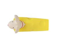 Spacnana Catense degli Animali da Cartone Animato Dolce e Affascinante, Antivento, per la Piscina da Cucina per la Camera da Letto, Materiale in PVC Resistente (Topo Bianco)