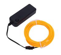 Spacnana Cavo EL Flessibile Arancione EL Wire con 4 modalità 16,4 Piedi 5 M per Feste in Costume e Festival