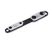 Spacnana Chiave Universale Regolabile 8 in 1, Testa Multiposizione in Acciaio Cr V Multi Dimensione con Rotazione a 360 Gradi, per Manutenzione Meccanica di Biciclette Motociclistiche