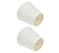 Spacnana Clip per Paralume Doppia Piccola, Set Paralume in Tessuto Botte 2 Pezzi in Ferro e Stoffa 9,2 X 14, X 13 Cm per Lampada da Parete Lampadario da Tavolo con Lampadina E14 a Clip (PX07)