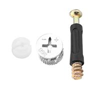 Spacnana Connettore di Dowel Lock Camma Camma 25 Pacchetto in Acciaio Carbonio Addensato con Attrezzatura Eccentrica per il Gruppo Armadio del Guardaroba di Libreria