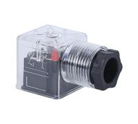 Spacnana Connettore Universale per Bobina Solenoide DC24V, Trasparente con