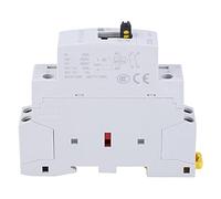Spacnana Contattore AC per Uso Domestico, Controllo Manuale Silenzioso da | Apparecchiature motorizzate residenziali, contatti 2P 20A 24V 1NO 1NC, Aree di applicazione elettrica edile