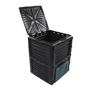 Spacnana Contenitore per Compost Grande con Sfiato, a Forma di, Contenitore per Compostaggio da 300 Litri, Ideale per Uso Esterno nel Giardino Domestico